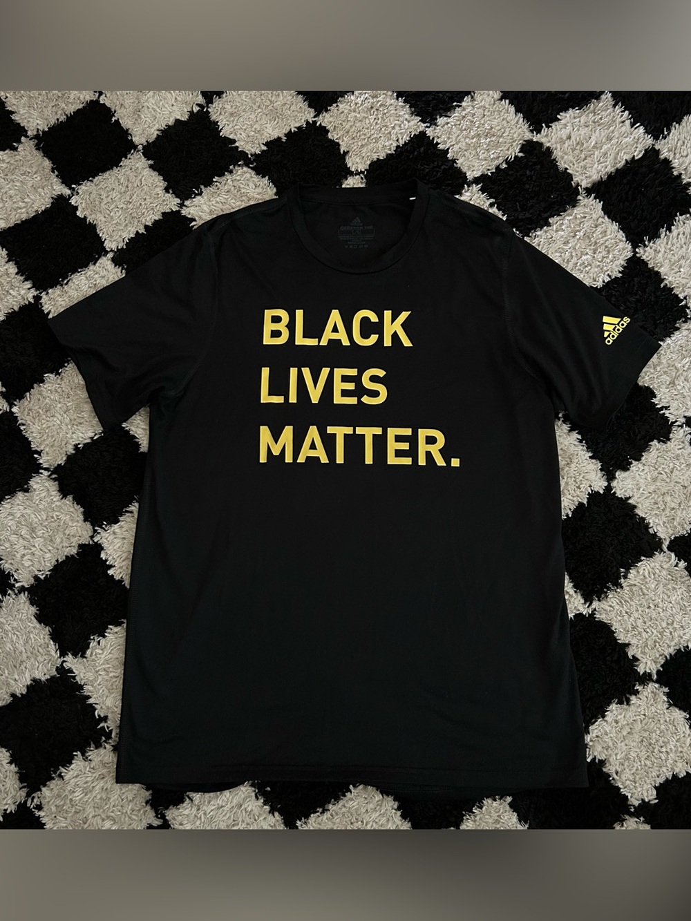 Adidas MLS Black Lives Matter BLM Creator T-Shirt Mens Large Soccer Performance